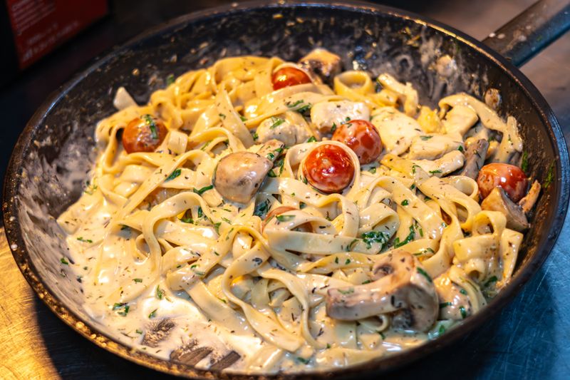 Creamy pasta dish anthonys pizza restaurant