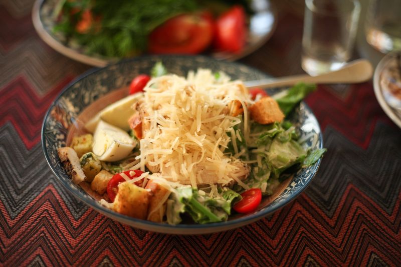 Caesar salad anthony's coal fired pizza